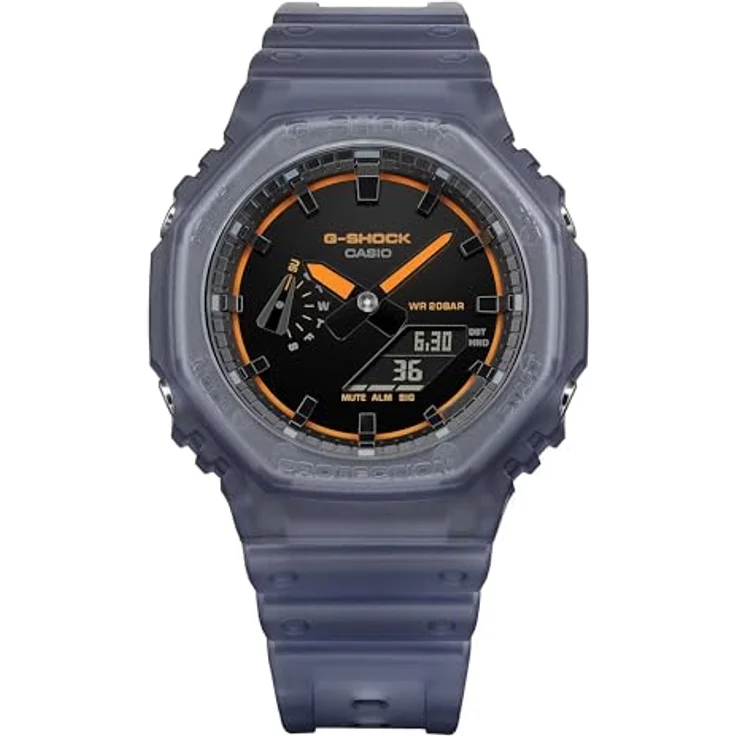 Casio G-Shock, Unisex Analog Digital Quarz Armbanduhr mit Stoppuhr, Alarm und 20 bar Wasserdichtigkeit, Blau/Schwarz – Bild 5