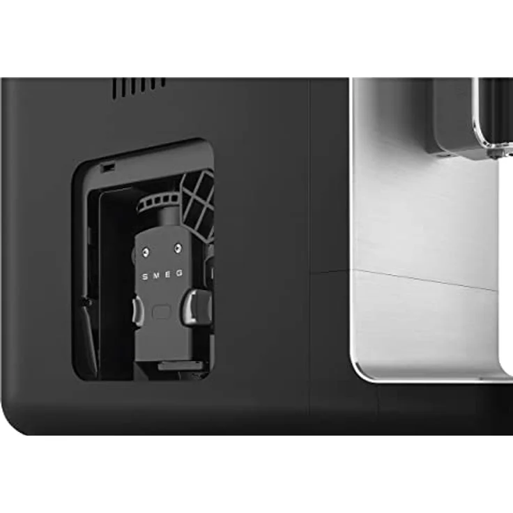 Smeg BCC01 Kaffeevollautomat 50s Style, 1,4 l Wassertank, mit integriertem Mahlwerk, matt weiß – Bild 6