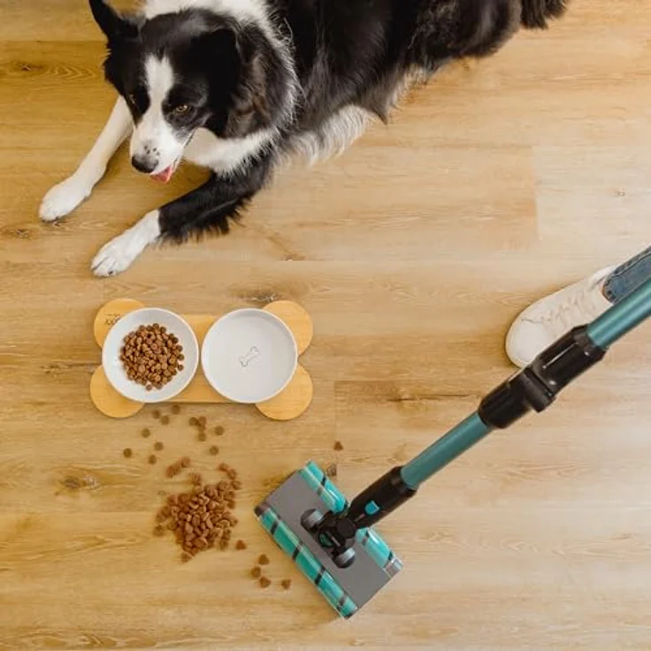 Cecotec Kabelloser Stielstaubsauger Conga Rockstar 3500 Storm ErgoTwice Animal, 3-in-1, 510W, 30 kPa, 150 aW, Autonomie 70Min, Jalisco-Bürste, Zubehör für Tiere, blau – Bild 3