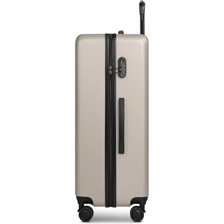 SMARTBOX Hartschalen Check-in Koffer XL, Trolley 49 x 30 x 76 cm, 101 Liter Volumen, 4 Doppelrollen, Zahlenschloss, 4,06 kg, Edition 05 – Bild 2