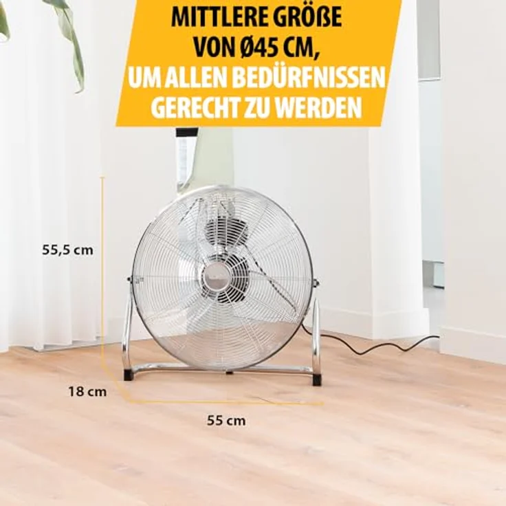 Tristar VE-5935 Bodenventilator – 45 cm – Metall – Bild 3