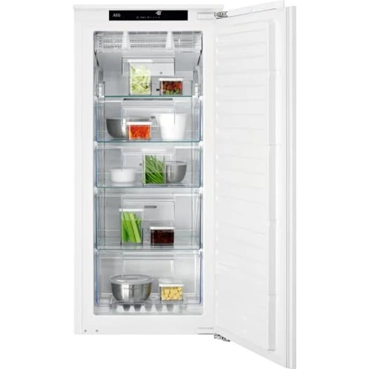 AEG TAB7N12EF Einbau-Gefrierschrank / 1225 mm / 122 L / NoFrost / Touch-Display / Festtür / E, Weiß – Bild 1