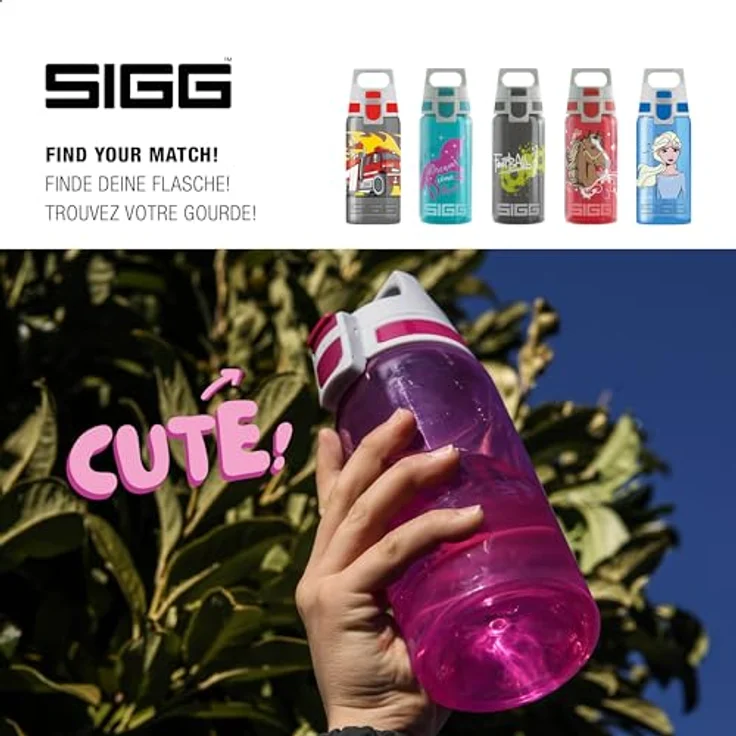 Sigg Viva One - 8685_90 Trinkflasche, Polypropylen, Berry, 0,5 – Bild 5