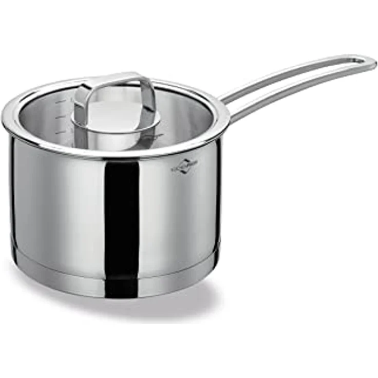 Küchenprofi Stielkasserolle SAN REMO 16cm | Höhe 10 cm | 2 Liter Topf Induktion | Für alle Herdarten – Bild 1