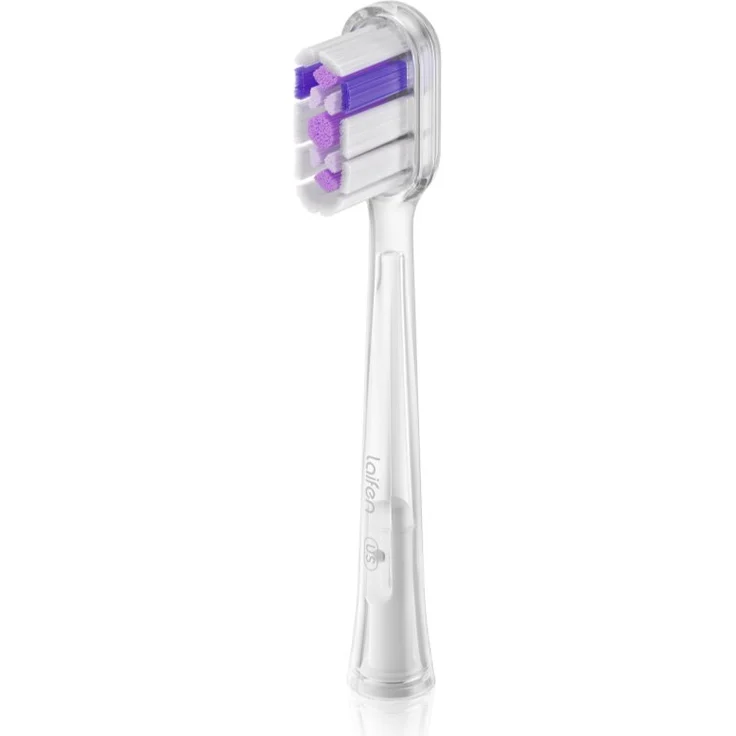 Laifen Ultra-Whitening Transparent, elektrische Schallzahnbürste, Pack of 3 Ersatzköpfe für sanfte Zahnreinigung