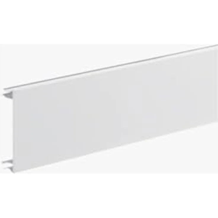 Hager Brüstungskanal-Oberteil BRA, 80mm, Abdeckung aus weißem Aluminium zur Geräteeinbauinstallation – Bild 1