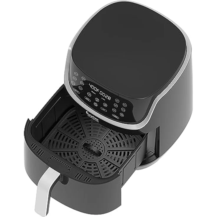 Heissluftfritteuse XL, 8 Liter - AF13D - digitale XL Heißluftfritteuse, 13 Programme, Airfryer, große Fritteuse ohne Fett/Öl, 80°C - 200°C Airfryer Luftfritteuse Air Friteuse Power schwarz – Bild 4