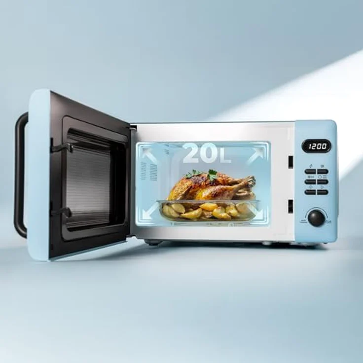 Cecotec Proclean 5110 Grill-Mikrowelle mit 20 l Fassungsvermögen, 700 W Leistung, 800 W Grill und eingebautem LED-Display – Bild 6
