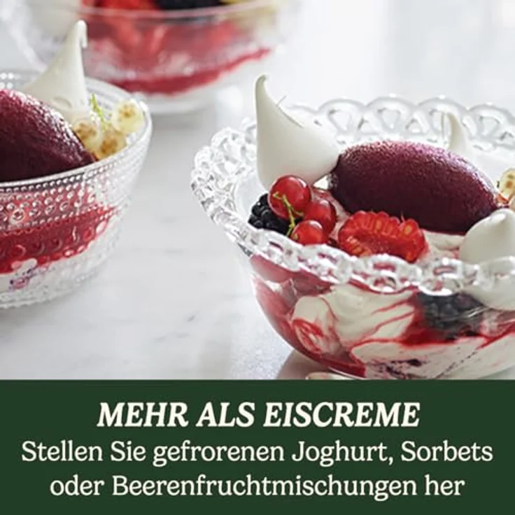 Cuisinart I31GE Iced Dessert Maker Eismaschine, 1,4 Liter, pistaziengrün – Bild 3