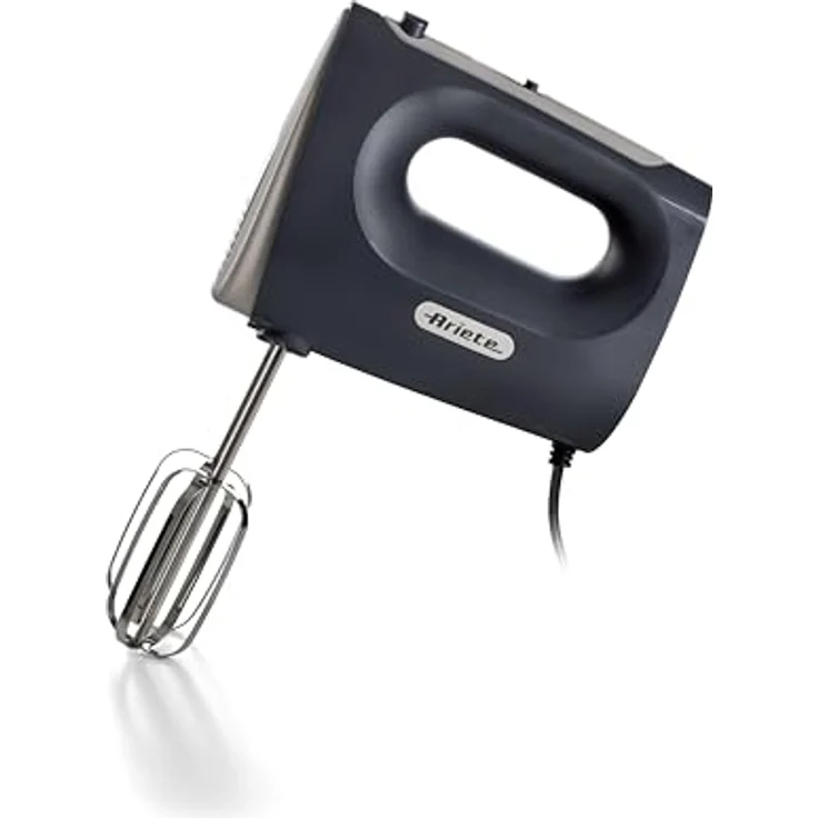 Ariete 1545 Handmixer Breakfast, 450 W, 5 Geschwindigkeiten, Turbo-Funktion, 2 Edelstahl-Schneebesen, Dark & Sahara Grey – Bild 2