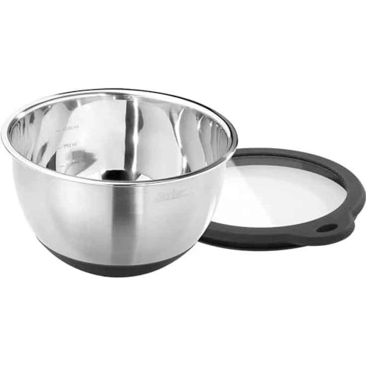Spring Tools FUSION2+ Schüssel-Set mit Glasdeckel, 3-teilig, hitzebeständig, Edelstahl, luftdicht und auslaufsicher – Bild 2