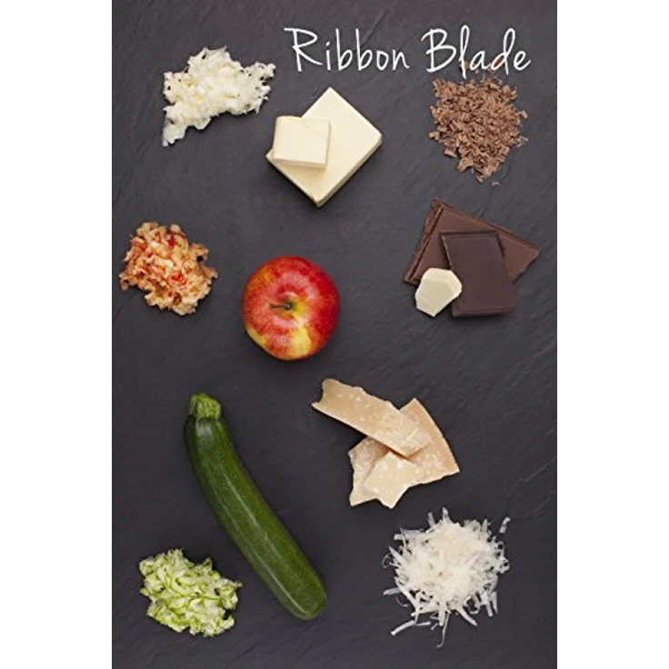 Microplane 2-Wege-Schneide Reibe Edelstahl Schwarz aus der Gourmet Serie für Hartkäse, Apfel, Karotte, Zucchini und Schokolade – Bild 6