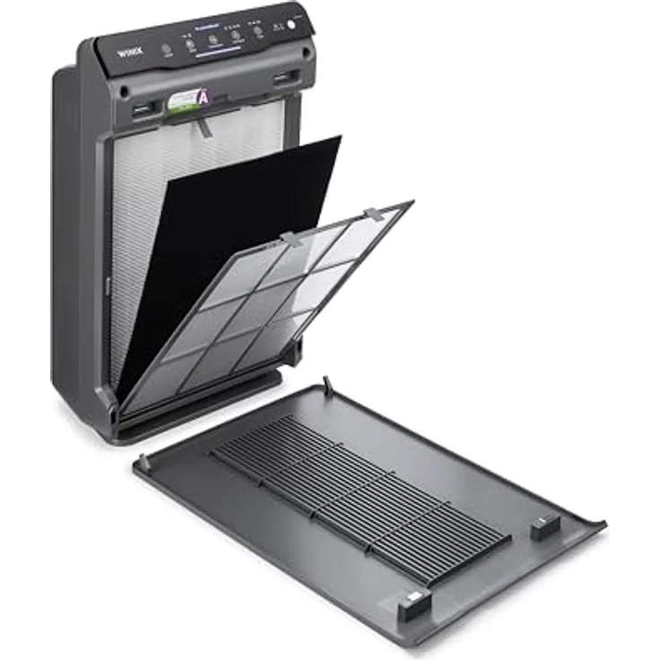 WINIX 5300-2, Luftreiniger für Allergiker mit CADR 390 m³/h, geeignet für Räume bis 99 m², HEPA 13/14-Filter und PlasmaWave-Technologie – Bild 4