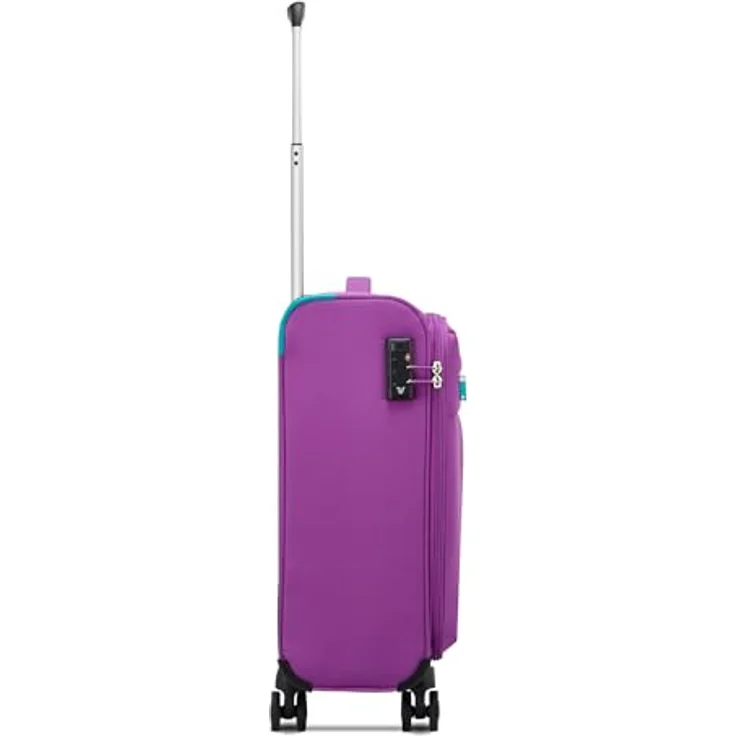 Roncato Lite Soft Neon Kabinentrolley 55 cm, 4 Rollen, lila, 100% Polyester, 40 x 20 x 55 cm – Bild 3