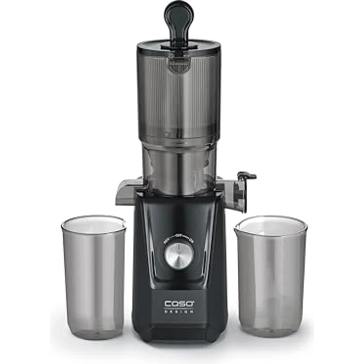 Caso Juice Fit Entsafter, schonendes Kaltentsaften, 30 % höhere Saftausbeute, weiß – Bild 2