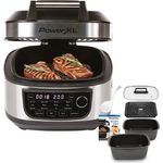 PowerXL MultiCooker Innentopf-Set - 12 in 1 Multikocher mit Warmhaltefunktion - Heißluftfritteuse, Backofen, Bratpfanne uvm. - 5,7 Liter - 12 Kochprogramme - Airfryer - 80% weniger Fett -  PowerXL Multi-Cooker 12-in-1 Hot Pot, gesünder Kochen mit bis zu 80% weniger Fett, 5,7 Liter, inkl. Zubehör.
