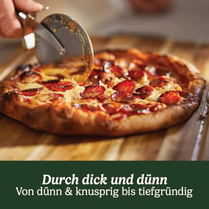Cuisinart Pizzaofen | Holzofengeschmack in 5 Minuten | Pizzaset enthalten | Einstellbare Zeit und Temperatur bis 400°C – Bild 3