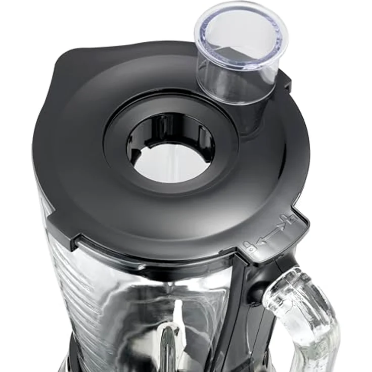 MELISSA 16180113 Standmixer - Blender mit 5 Geschwindigkeiten - 1,5 Liter Volumen - 500 Watt Leistung - viel Zubehör - Schwarz – Bild 2