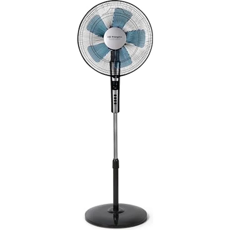Orbegozo SF 0640 Standventilator mit Fernbedienung 2 Geschwindigkeitsstufen + Turbo + Silent Edelsta – Bild 2