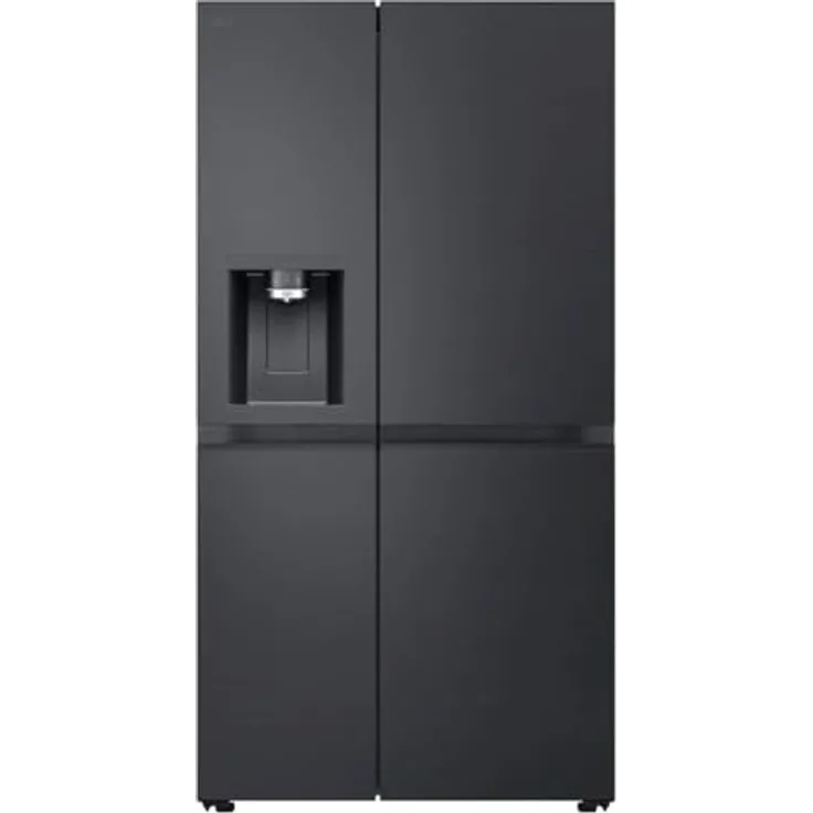 LG GSLE91EVAC Side-by-Side Kühlschrank, 628 l, No-Frost, Eis- & Wasserspender, WLAN, Energieklasse C, schwarz