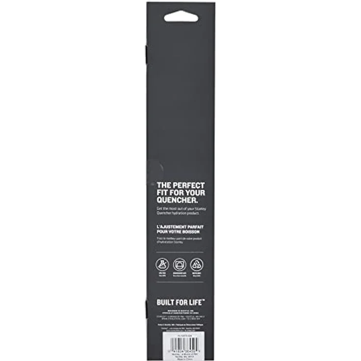 Stanley Quencher Trinkhalme für 1,2 l, wiederverwendbare Edelstahl-Strohhalme, BPA-frei, 4er-Pack, kein Farbton – Bild 3