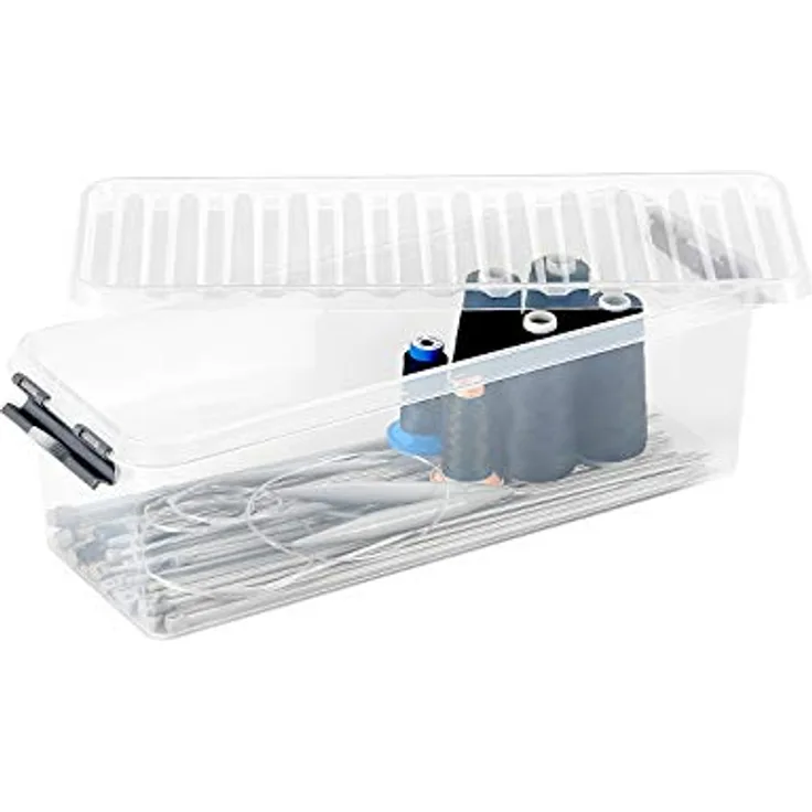 Sunware Aufbewahrungsbox Q-Line 9,5L transparent 48,5 x 19 x 14,7 cm Boxen, Körbchen & Kisten - Preisvergleich