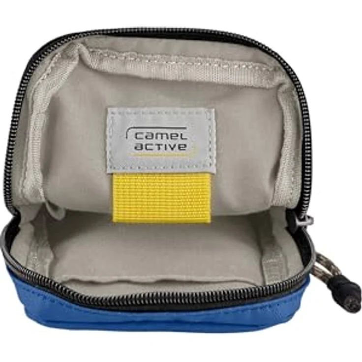 camel active Explore Mini Bag Umhängetasche, 12.5 cm x 4.5 cm x 19.5 cm, 100% Nylon, blau – Bild 3