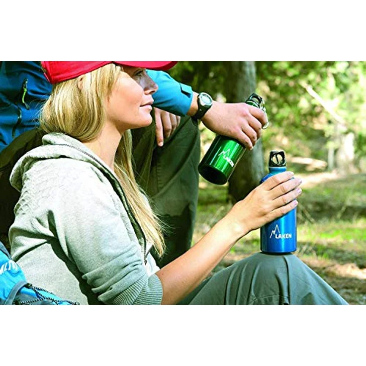 Laken Unisex – Erwachsene Aluminium rot, BPA Aluminiumtrinkflasche Futura 0,6 Liter, PBA frei – Bild 6