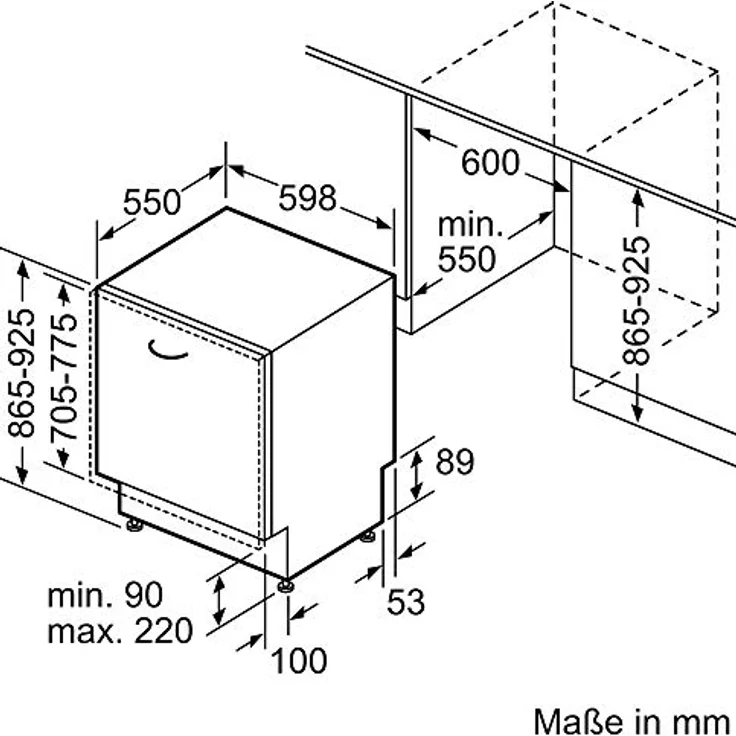 Bosch SBD6TCX00E, Geschirrspüler, A, Geräuschemissionsklasse B, Geräuschemissionen 44 Dezibel – Bild 10