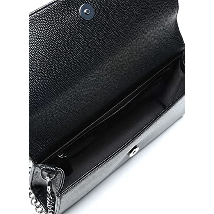 Valentino Divina Clutch Tasche, schwarz, 100% Kunstleder, 26 cm x 7 cm x 15 cm – Bild 3
