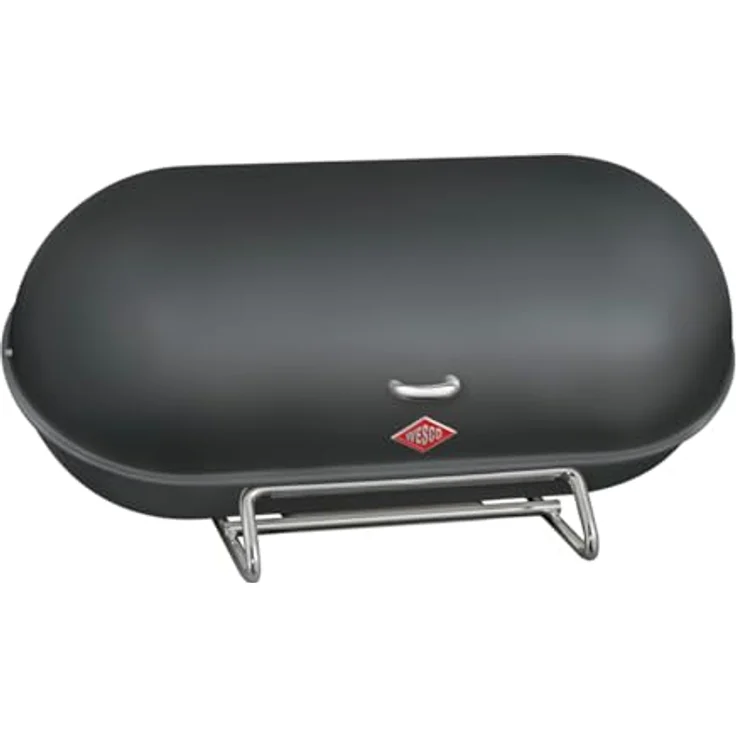 WESCO 222201-77 Breadboy Brotkasten, Stahlblech, Graphit matt, mit großzügiger Öffnung und optimaler Luftzirkulation – Bild 1