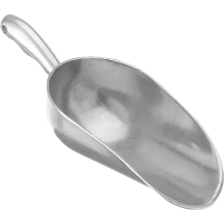 HENDI Eisschaufel, Aluminium Abwiege-/Abfüll-/Futter-/Sackschaufel, 0,17L, 78x48x215mm – Bild 2