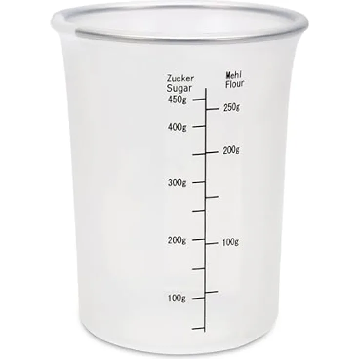 Städter Silikon Messbecher 500 ml, hitzebeständig und flexibel, grün