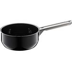 WMF Fusiontec Inspire Stielkasserolle, 16 cm ohne Deckel, kleiner Topf 1,3l, Kochtopf klein, Nudeltopf, Milchtopf Induktion, High-Tech Keramik, kratzfest, unbeschichtet, schwarz, Made in Germany - Preisvergleich