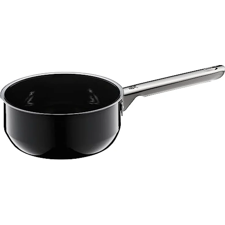 WMF Fusiontec Inspire Stielkasserolle, 16 cm ohne Deckel, kleiner Topf 1,3l, Kochtopf klein, Nudeltopf, Milchtopf Induktion, High-Tech Keramik, kratzfest, unbeschichtet, schwarz, Made in Germany: Tests, Infos & Preisvergleich