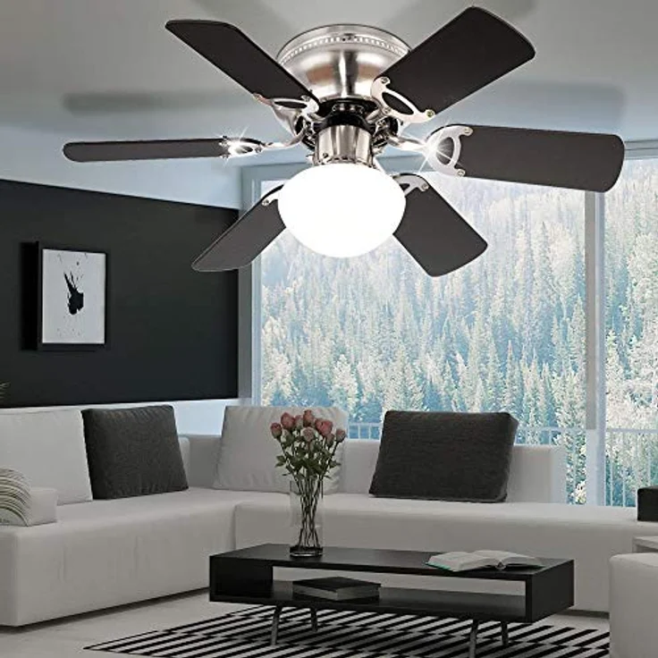 Globo Ugo Deckenventilator, 50 Watt, 76 cm Durchmesser, 1XE27 60W – Bild 5