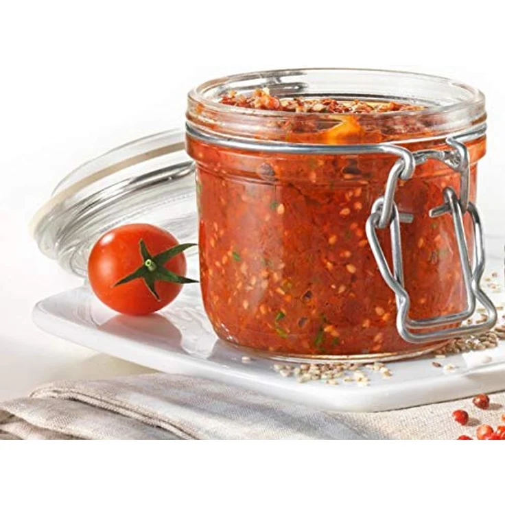 Bügelverschlussgläser mit Glasdeckel - Füllmenge: 200 ml - Bormioli Rocco – Bild 4