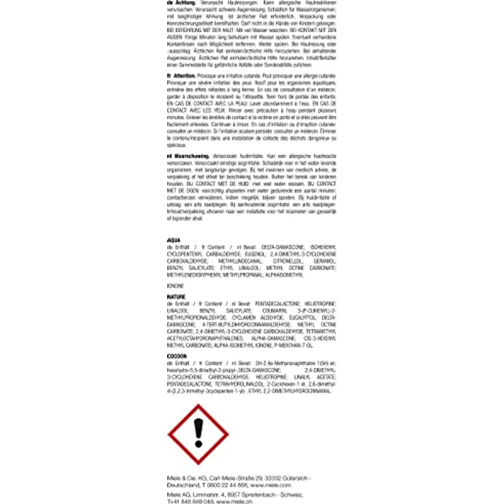 Miele Original Zubehör - Trocknerduft Selection / 3 Stück - für 150 Trocknergänge/frisches und bis zu 4 Wochen lang anhaltendes Dufterlebnis/für Trockner mit FragranceDos (12033100) – Bild 5