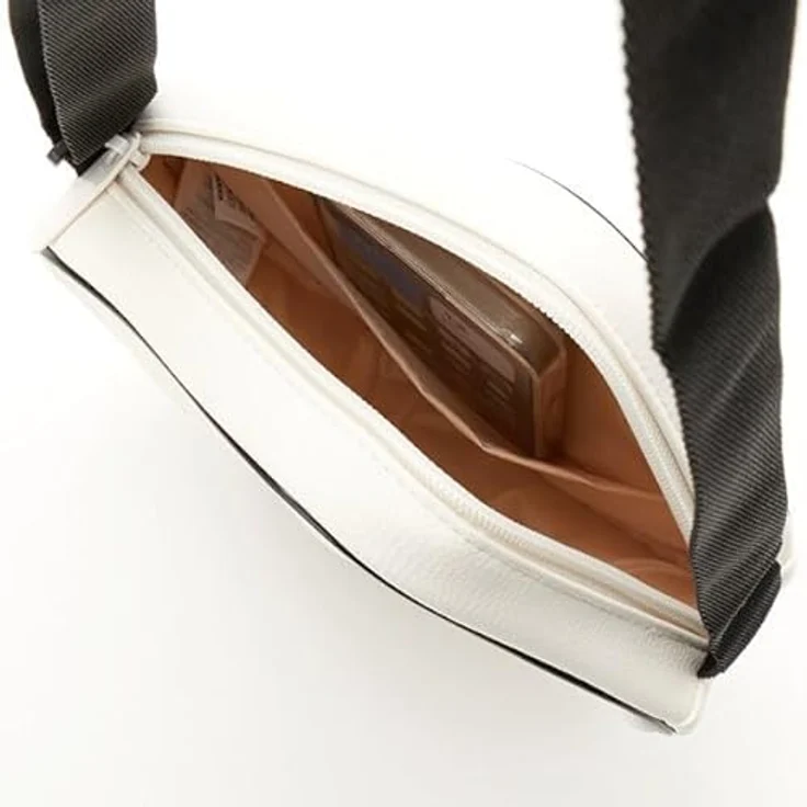 adidas Originals AC D BAG, Sporttasche aus Synthetikleder mit Rautensteppung, schwarz – Bild 5