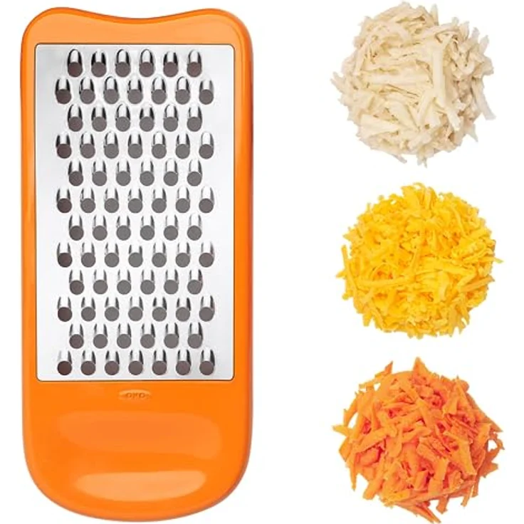 OXO Good Grips Spiralschneider-, Reibe- + Hobel-Set Rot, Grün, Orange, Gelb – Bild 8