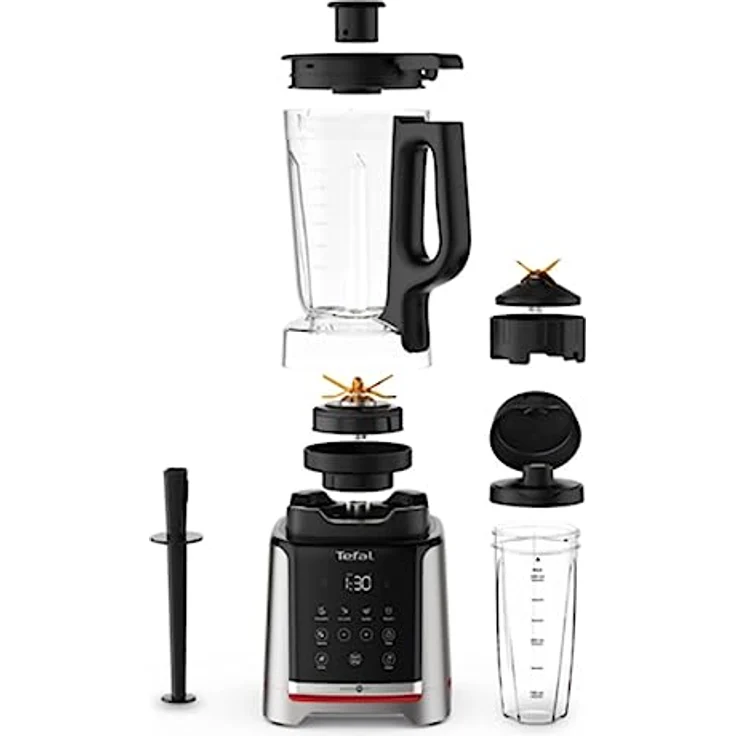 Tefal Mixer Infinity Mix+, silber, schwarz, Standmixer, Schwarz, Silber – Bild 4