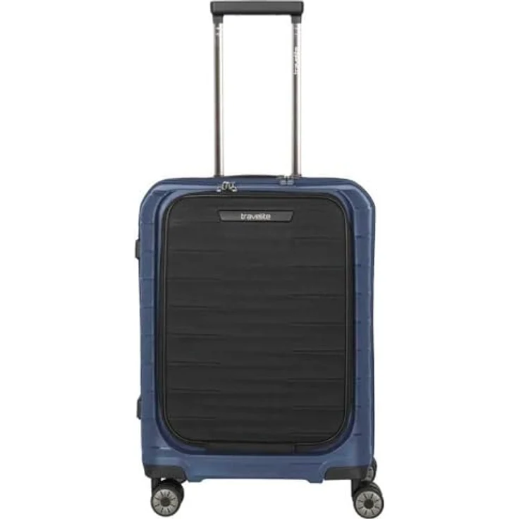 Travelite Mooby Kabinentrolley 55 cm, 4 Rollen mit Laptopfach, marineblau – Bild 1