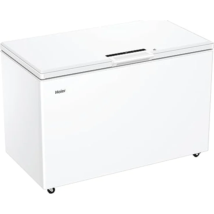 Haier HCE420E Gefriertruhe, 418 Liter, Low Frost, Elektronische Temperatursteuerung, LED-Innenbeleuchtung, Weiß – Bild 1