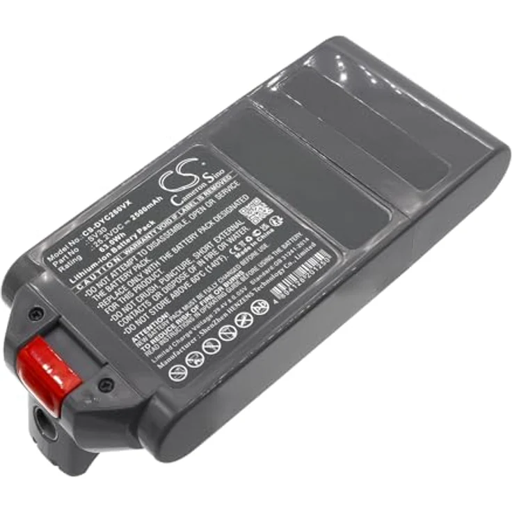 TCTK Akkus Kompatibel mit [Dyson] Detect Slim, SV26, SV30, SV34, SV35, SV46, V12 Detect Slim, V12 Detect Slim Fluffy, V12 Slim, V12 SV20 Ersetzt 386706-85, 394167-1, 965470-01 - 25.2V, 2500mAh, 63Wh - Staubsauger-Zubehör - 695g – Bild 5
