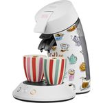 Philips Senseo Kaffeepadmaschine Original Plus CSA210/15, mit zwei Kaffee-Einstellungen, rec. Plastik, inkl. 2 Blond Limited Edition Tassen