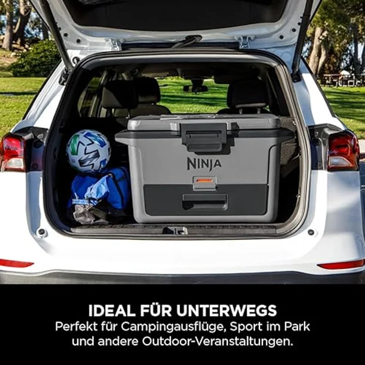 Ninja FrostVault, Kühlbox (47 l) mit langlebiger Eisspeicherung, separater Trockenzone, robust und transportabel – Bild 6