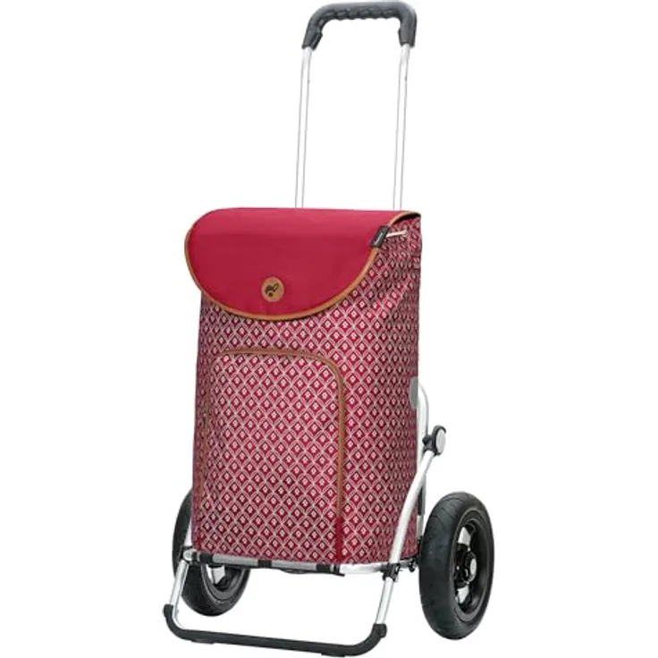 Andersen Shopper Royal Shopper Famke, Einkaufstrolley 59 cm, rot, 100% Textil, 35 cm x 24 cm