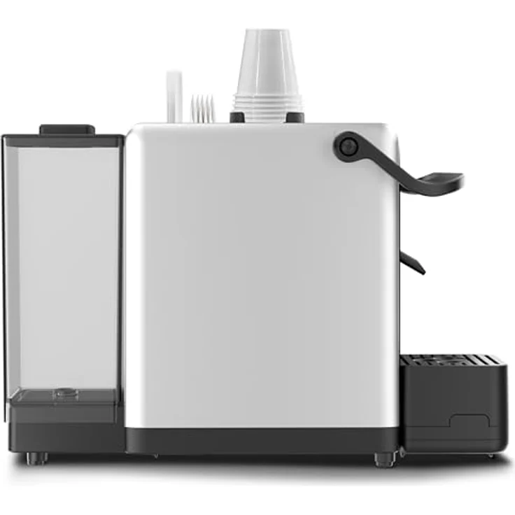 Didiesse Dark Side, Kaffeepadmaschine in Silber mit integriertem Zubehörfach und 1,3 L Wassertank – Bild 7