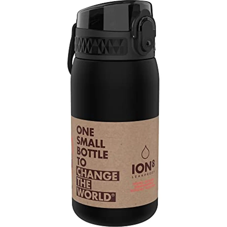 Ion8 Auslaufsichere Kinder Trinkflasche, BPA-frei, Schwarz – Bild 10