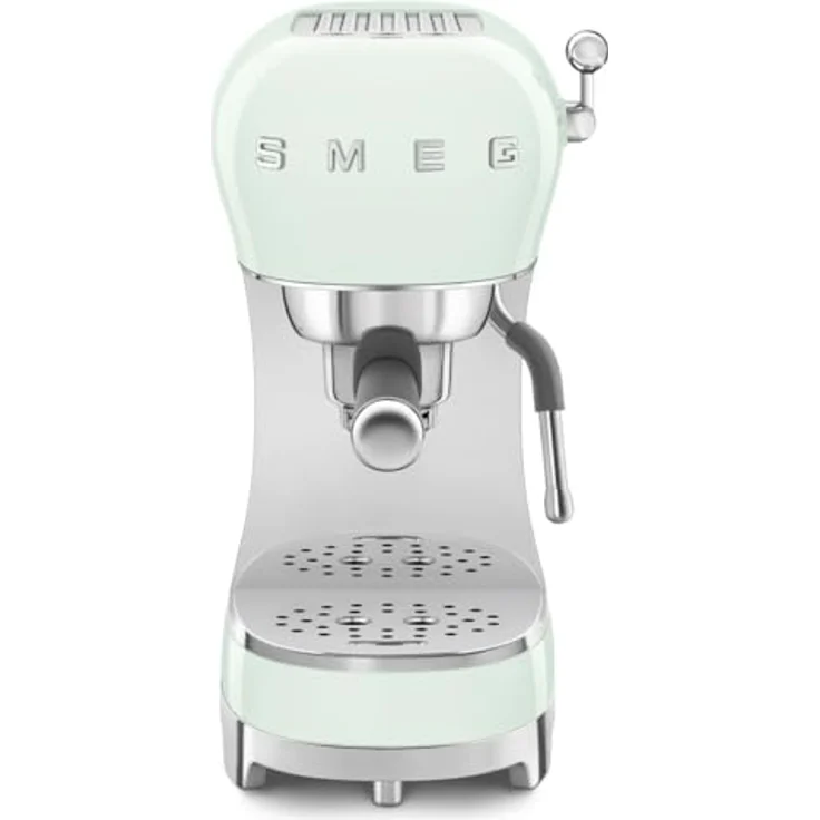 Smeg ECF02PGEU Siebträger Espresso-/Kaffemaschine Pastellgrün ...